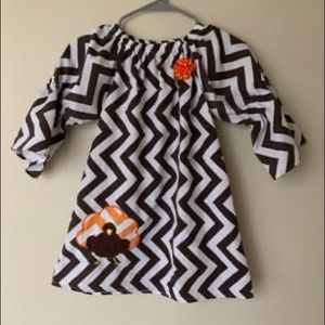 Girls size 8/9 thanksgiving/fall dress